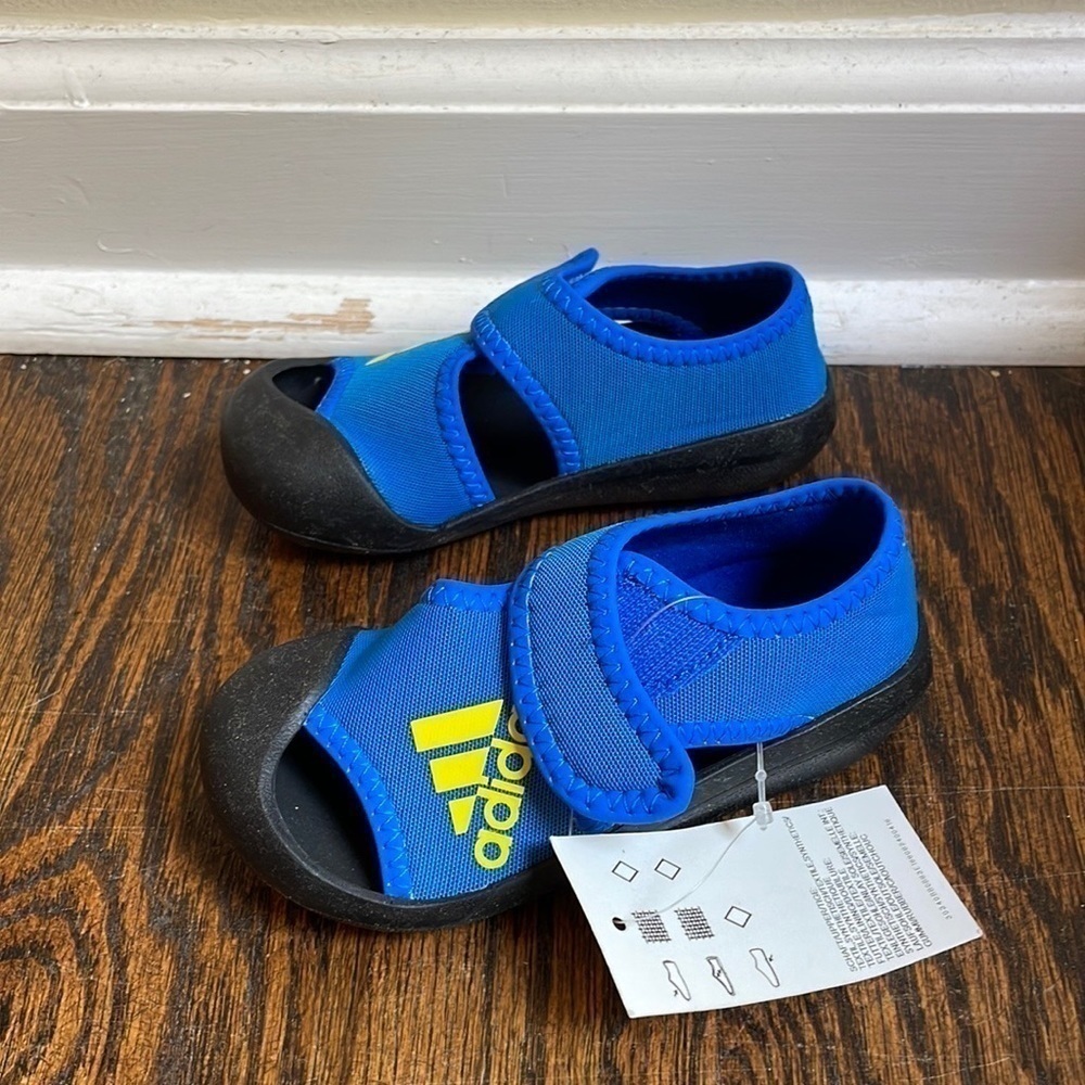 NWT Adidas AltaVenture 1 Swim Sandals Blue